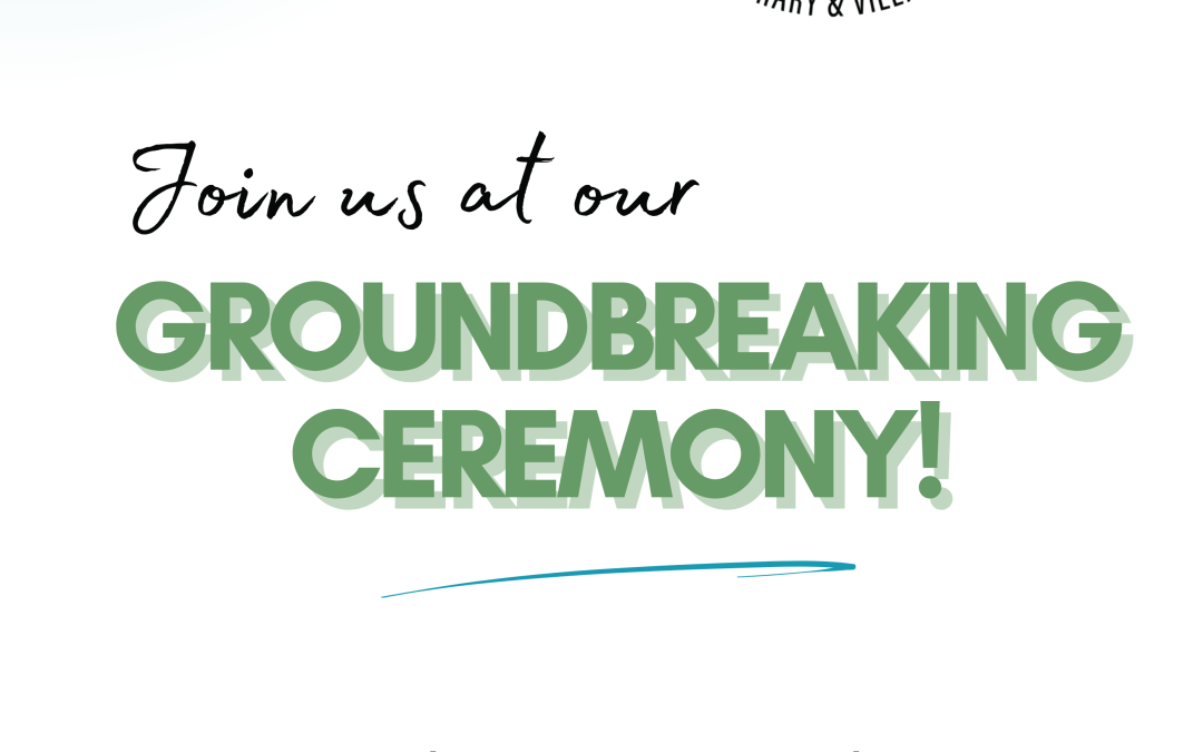 Groundbreaking Ceremony!